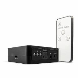 Lindy 70482 interruptor de sonido Negro 