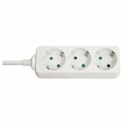 Lindy 73100 base múltiple 3 salidas AC Interior Blanco 