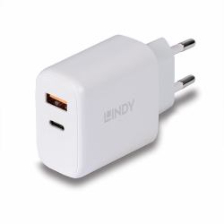 Lindy 73424 cargador de dispositivo móvil Universal Blanco Corriente alterna Carga rápida Interior 