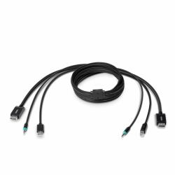 Linksys Belkin F1D9019B06T cable para video, teclado y ratón [kvm] Negro 1,8 m 