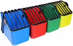 LocknCharge LNC7056 carrito y armario de dispositivo portátil Cajón organizador de dispositivos portátiles Azul, Verde, Rojo, Amarillo 