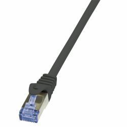 LogiLink 5.0m, Cat6A cable de red Negro 5 m Cat6/6e/6a S/FTP [S-STP] 