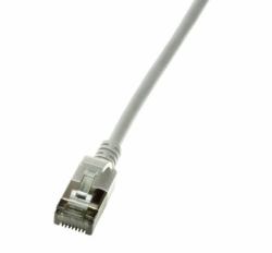 LogiLink Slim U/FTP cable de red Gris 1 m Cat6a U/FTP [STP] 