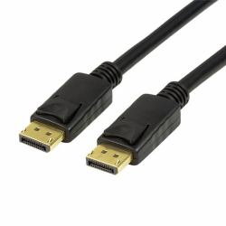 LogiLink CV0120 cable DisplayPort 2 m Negro 