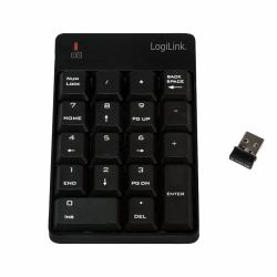 LogiLink ID0120 teclado numérico Portátil RF inalámbrico Negro 