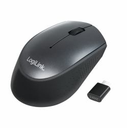 LogiLink ID0160 ratón Oficina Ambidextro RF inalámbrico Óptico 1200 DPI 