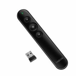 LogiLink ID0190 apuntador inalámbricos RF Negro 