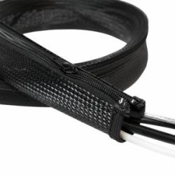 LogiLink KAB0046 protector de cable Negro 