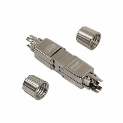 LogiLink MP0057 conector Cat.6A, Cat.7, Cat.7A Metálico 