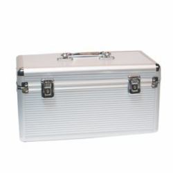 LogiLink UA0219 funda para disco duro externo Suitcase case ABS sintéticos Plata 
