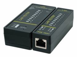 LogiLink WZ0080 comprobador de cables de red RJ-45 & SFP tester Negro 