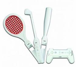 Logic3 Wii Sports Pack Blanco Palanca de mando 