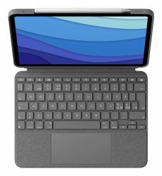Logitech Combo Touch QWERTY Nórdico Smart Connector Gris 