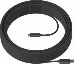 Logitech 939-001799 cable USB USB 3.2 Gen 2 [3.1 Gen 2] 10 m USB A USB C 10 Gbit/s Grafito 
