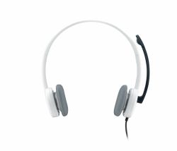 Logitech H150 Auriculares Alámbrico Diadema Oficina/Centro de llamadas Blanco 