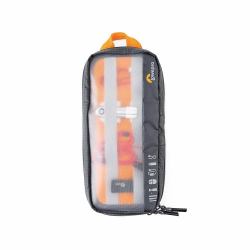 Lowepro Pouch Medium GearUp GL Bolso Nylon, Antidesgarros, Poliéster Naranja, Gris 
