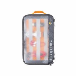 Lowepro GearUp Case Large Bolso Nylon, Antidesgarros Gris, Naranja 