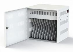 Loxit 7715-USB-C organizador para estación de carga Montaje en pared y sobremesa Acero Blanco 