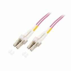 M-Cab 7003403 Cable de fibra óptica e InfiniBand 3 m LC Violeta 