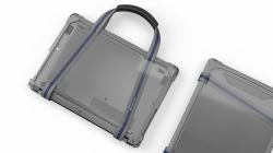 MAXCases Extreme Shell-F3 27,9 cm [11"] Funda Gris, Transparente 