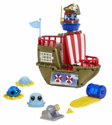 MGA Entertainment DohKins Pirate Ship Playset Set de utensilios para jugar con plastilina 191 g Multicolor 