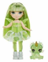 MGA Entertainment Rainbow High Littles Rainbow Fantasy Fairies Doll- Emerald [Green] 