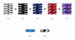 Moza Racing RS069 accesorio de controlador de juego Kit de rendimiento de pedales 