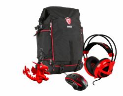 MSI Gaming Xmas Pack 2016 - Backpack Black, Red - Warranty: 12M
