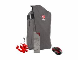 MSI Gaming Xmas Pack 2016 mochila Gris, Rojo 