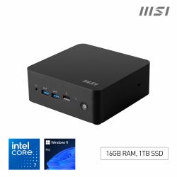 MSI Cubi NUC 1M i7 150U FS 16GB 1TB W11P Intel Core 7 DDR5-SDRAM SSD Windows 11 Pro Mini PC Negro  - Versión UK