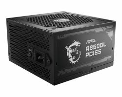 MSI MAG A850GL PCIE5 unidad de fuente de alimentación 850 W 20+4 pin ATX ATX Negro 