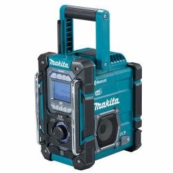 Makita DMR301 radio Portátil Digital Negro, Verde azulado 