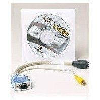 Matrox CAB-HD15-TVF adaptador de cable de vídeo 0,3 m VGA [D-Sub] 1x S-Video / 1x Composite Negro 