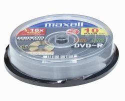 Maxell DVD-R 4,7GB 16X 10-Pack 10 pieza[s] 