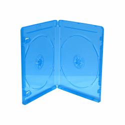 MediaRange Zubehör CD-/DVD-Rohlinge Estuche de plástico para Blu-ray 2 discos Azul 