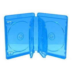 MediaRange BOX38-6-30 funda para discos ópticos Funda de DVD 6 discos Azul 