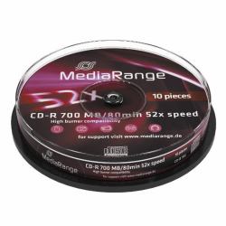 MediaRange MR214 CD en blanco CD-R 700 MB 52x 10 pieza[s] 