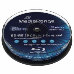 MediaRange MR501 disco blu-ray lectura/escritura [BD] BD-RE 25 GB 10 pieza[s] 