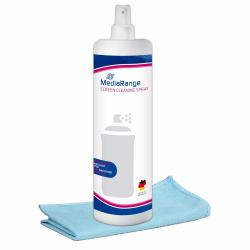 MediaRange Equipment Cleansing Kit - Lcd/Tft/Plasma Equipment - Cleansing Wet/Dry Cloths & Liquid 250 Ml - Warranty: 12M