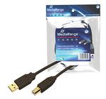 MediaRange MRCS103 cable paralelo Negro 3 m 