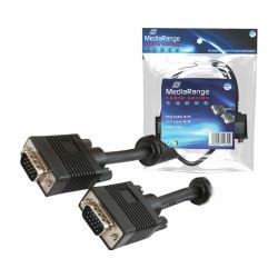MediaRange MRCS106 cable VGA 5 m VGA [D-Sub] Negro 