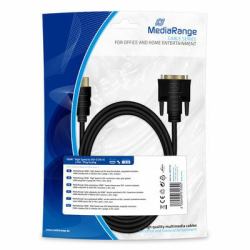 MediaRange MRCS185 cable de señal 2 m Negro 