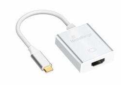 MediaRange MRCS194 Adaptador gráfico USB 4096 x 3112 Pixeles Plata 