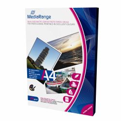 MediaRange MRINK112 papel fotográfico A4 Blanco Mate 