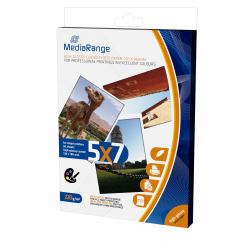 MediaRange MRINK114 papel fotográfico Blanco Brillo 