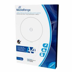MediaRange MRINK132 etiqueta autoadhesiva Blanco 100 pieza[s] 
