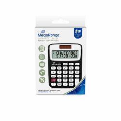 MediaRange MROS190 calculadora Escritorio Calculadora básica Negro, Blanco 