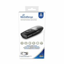 MediaRange MROS222 apuntador inalámbricos RF Negro, Plata 