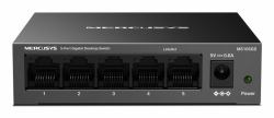 Mercusys MS105GS switch No administrado Gigabit Ethernet [10/100/1000] Negro 