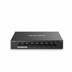 Mercusys MS108GP switch Gestionado Gigabit Ethernet [10/100/1000] Energía sobre Ethernet [PoE] Negro 